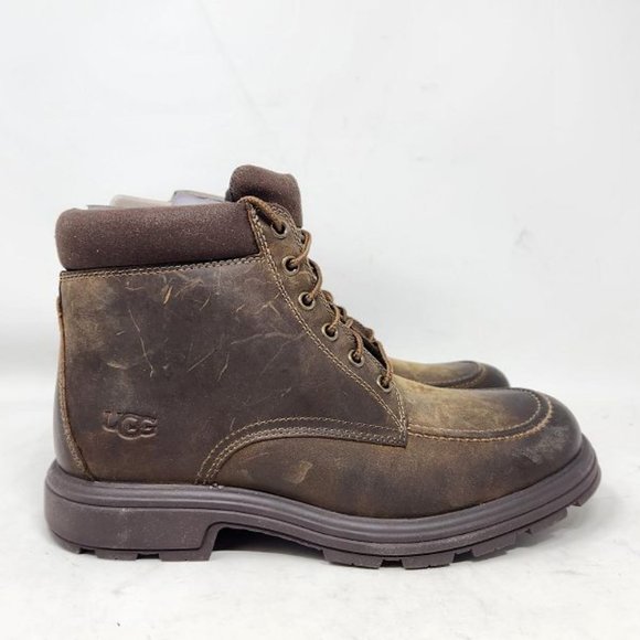 Men\'s 8.5 UGG Biltmore Mid brown leather lace up boots main image 10